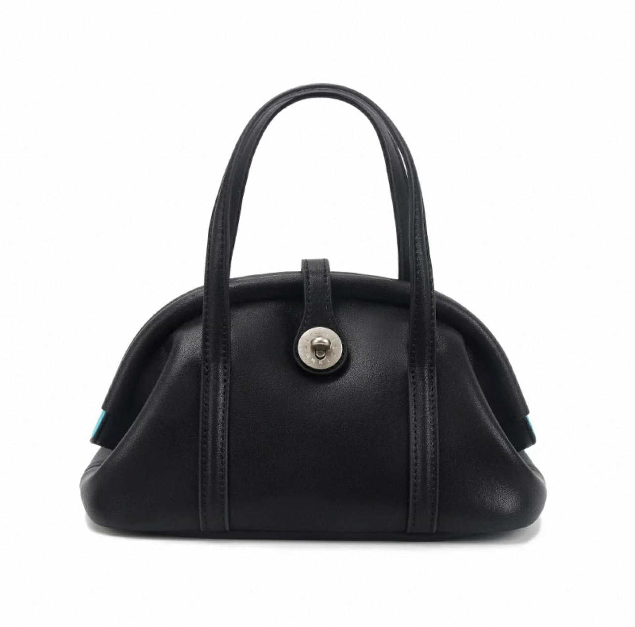 Midnight Curve-Soft Black Mini Tote