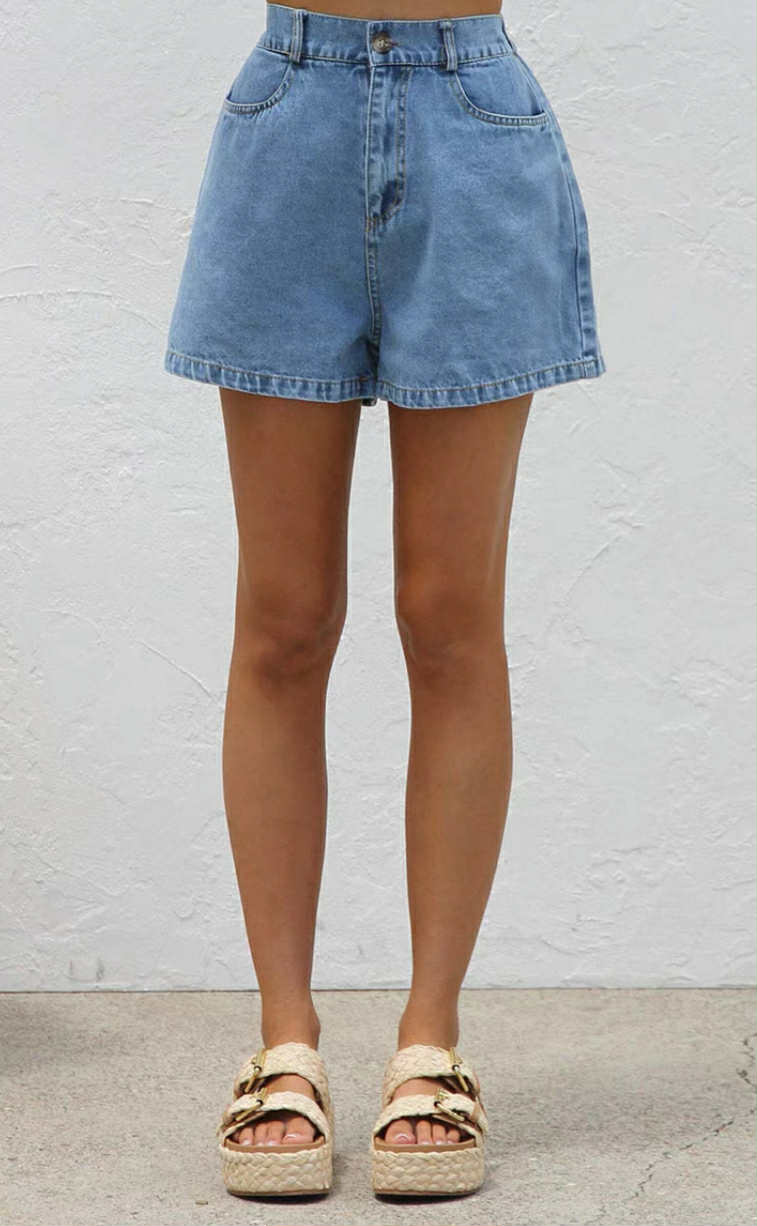 Denim Two-Piece Set