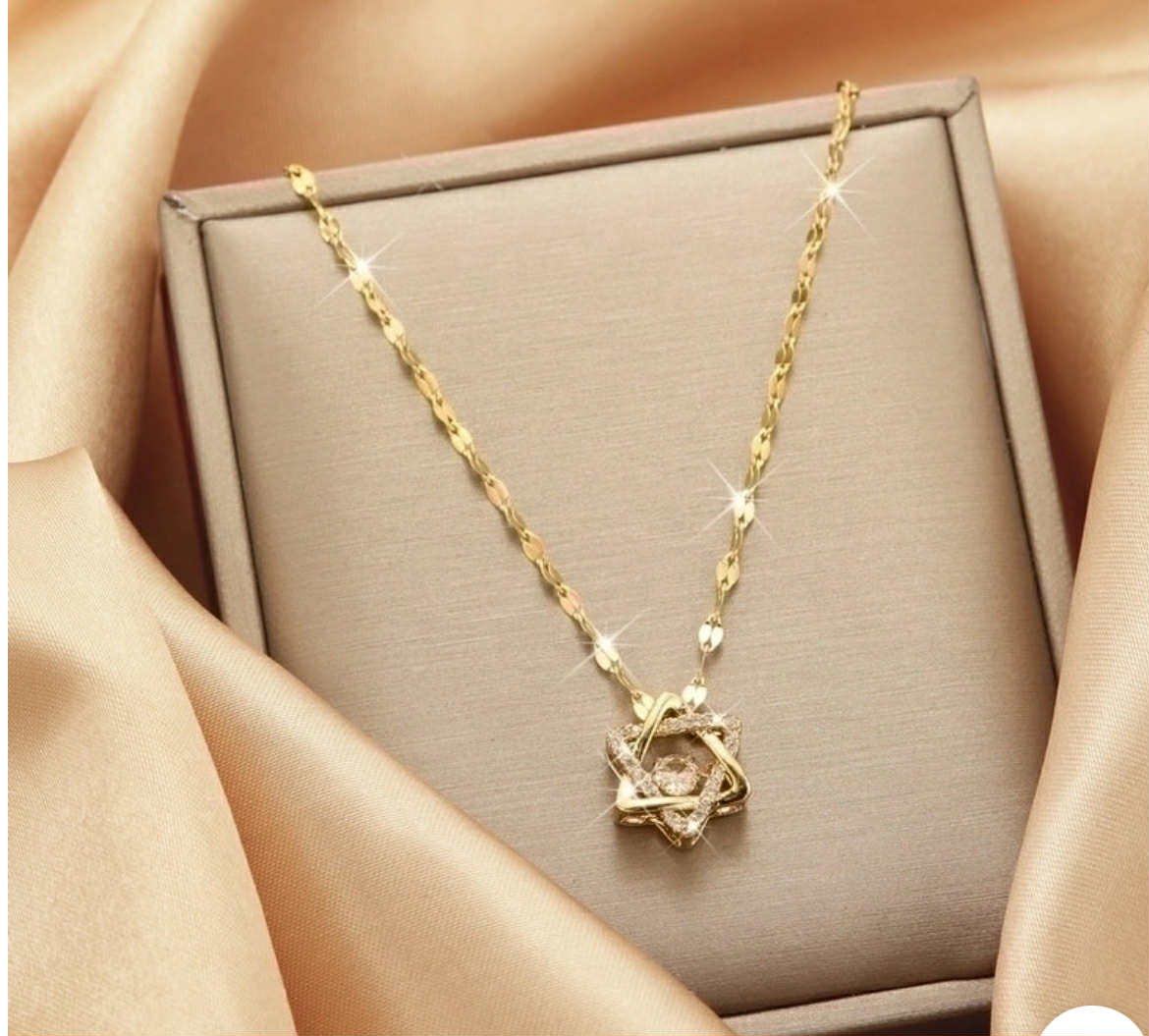 Sparkling Star Charm Necklace