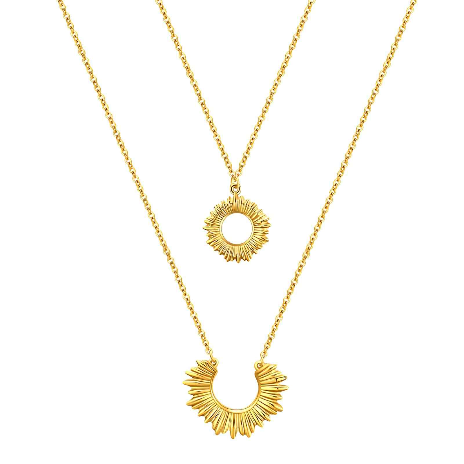Sunshine Layered Necklace Set