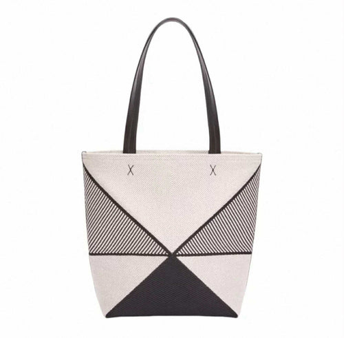 Black & White Geometric Tote Bag