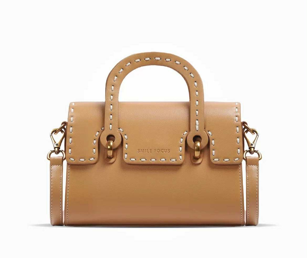 Camel Contrast Mini Bag