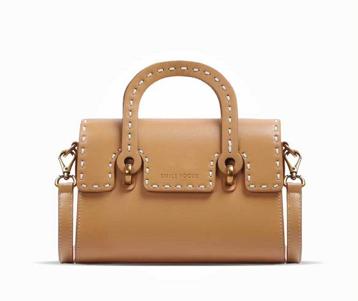 Camel Contrast Mini Bag
