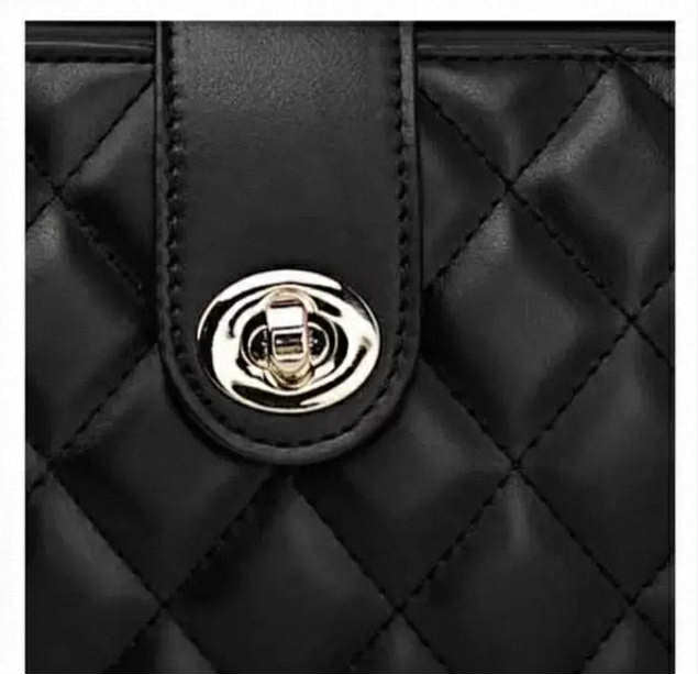 Quilted Pearl Chain Mini Bag