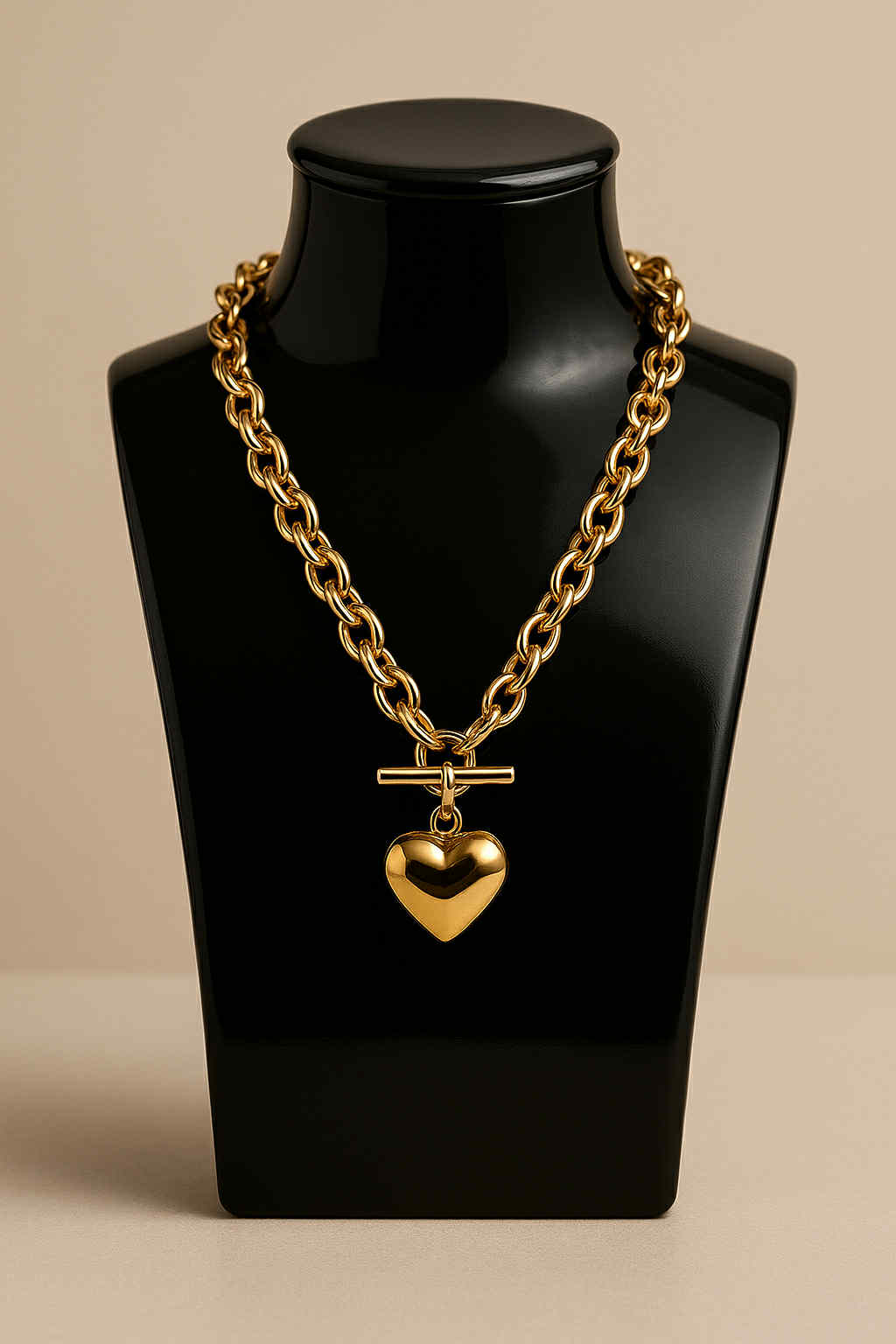 Golden Heart Bold Chain