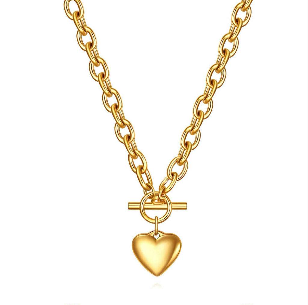 Golden Heart Bold Chain