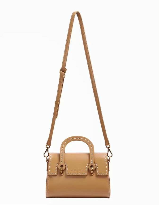 Camel Contrast Mini Bag