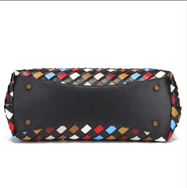 Multicolor woven Handbag