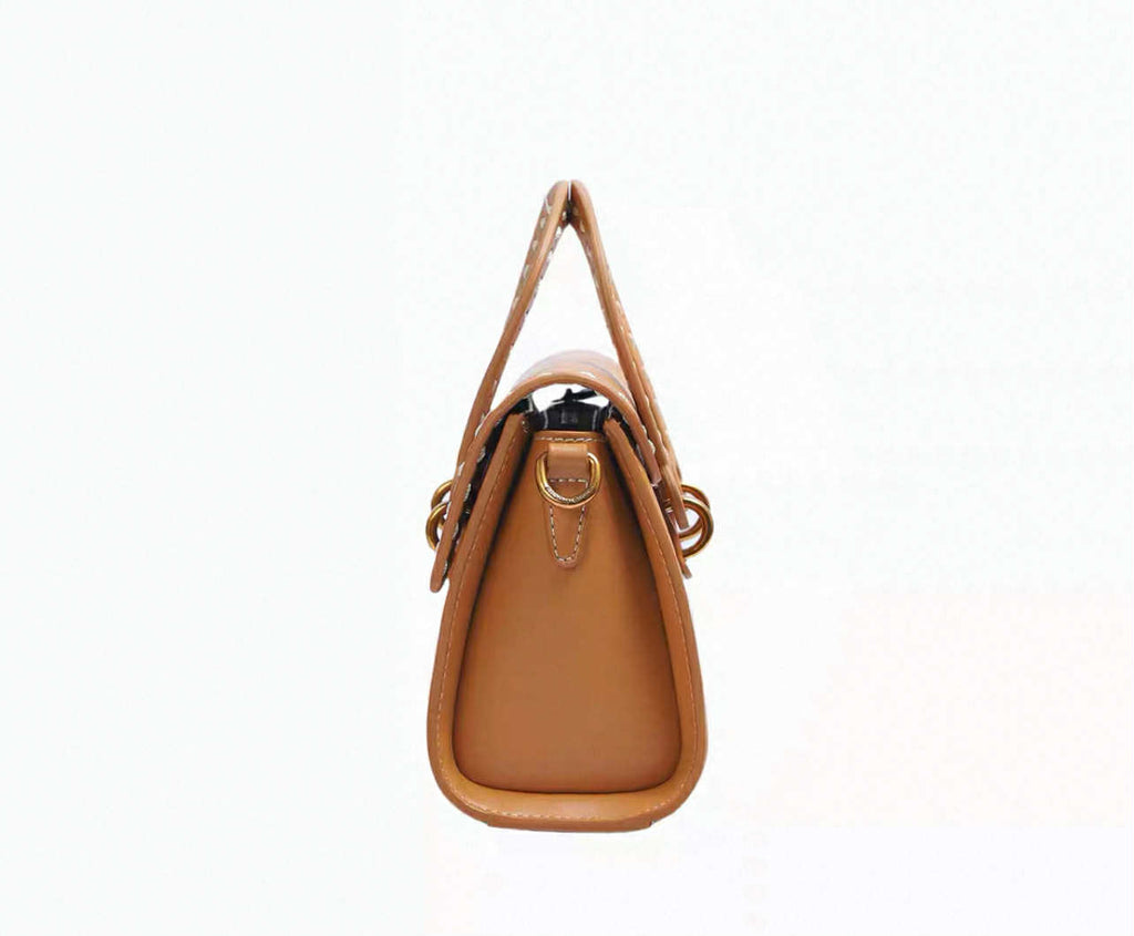Camel Contrast Mini Bag
