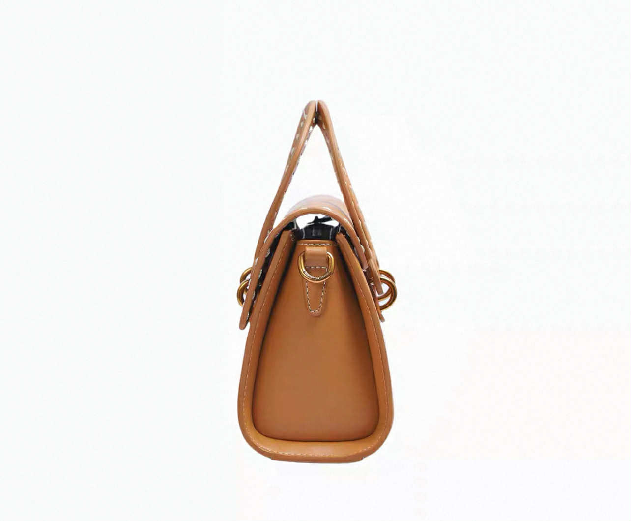 Camel Contrast Mini Bag