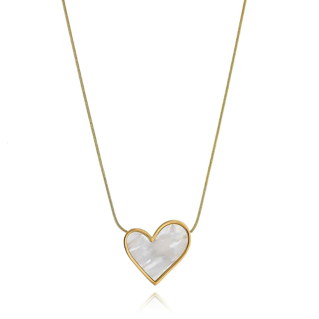 Pearl Heart Necklace