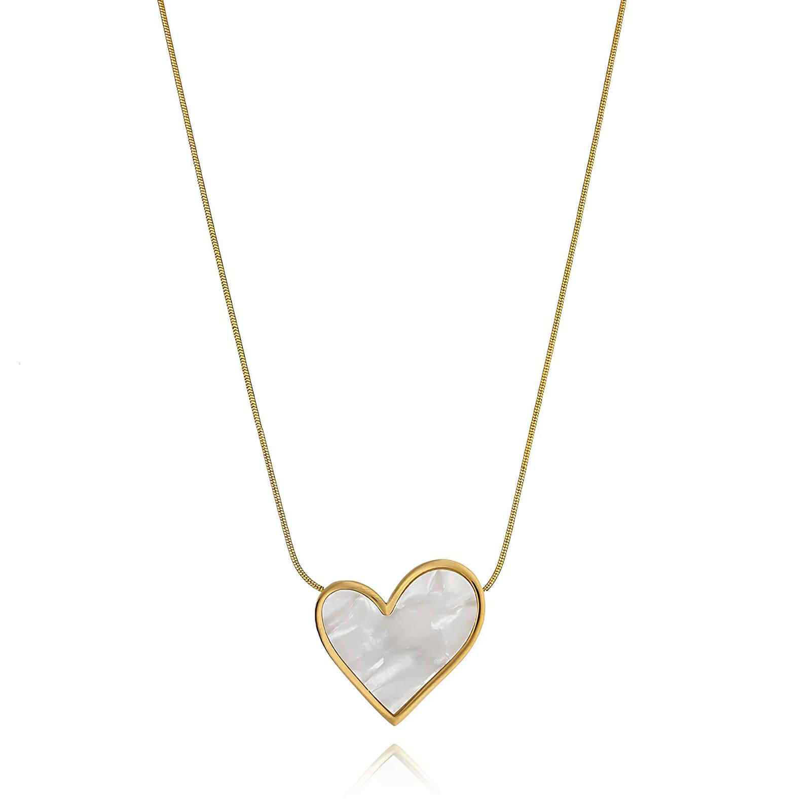 Pearl Heart Necklace